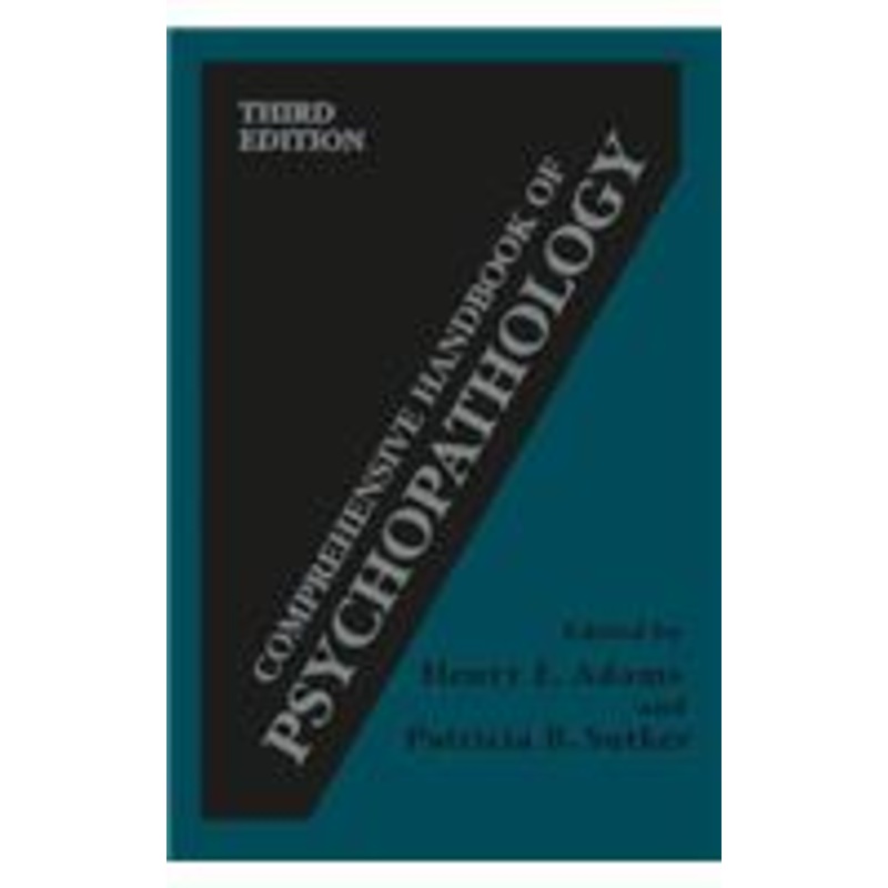 comprehensive handbook of psychopathology