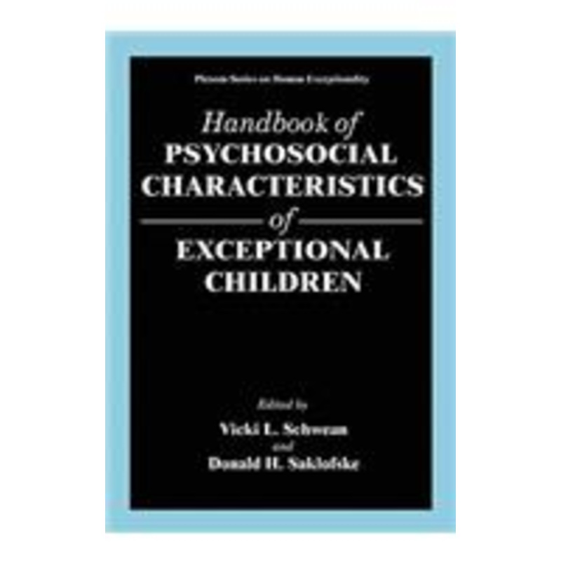 handbook of psychosocial characteristics of exceptional children