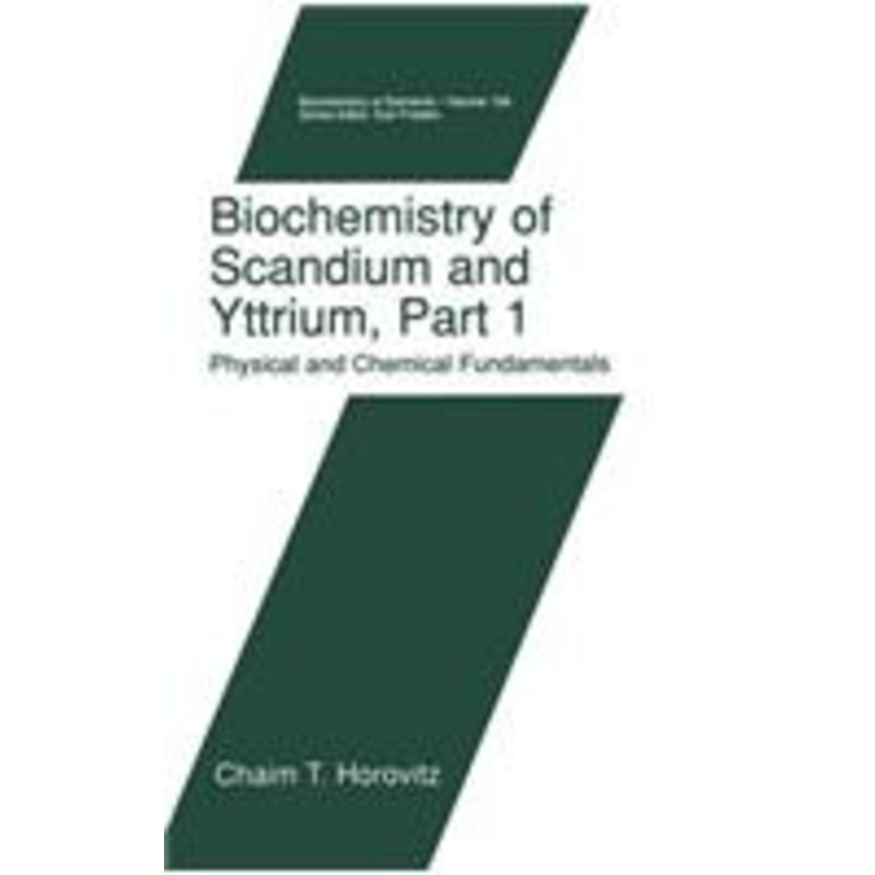 biochemistry of scandium and yttrium, part 1: physical and chemical fundamentals