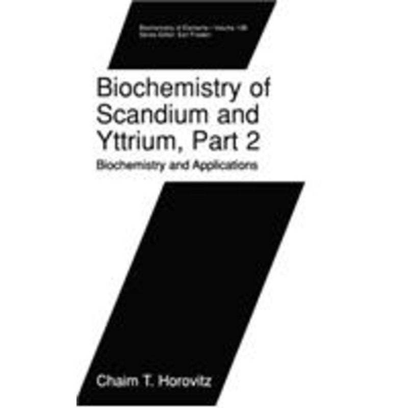 biochemistry of scandium and yttrium, part 2: biochemistry and applications