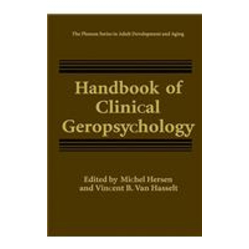 handbook of clinical geropsychology