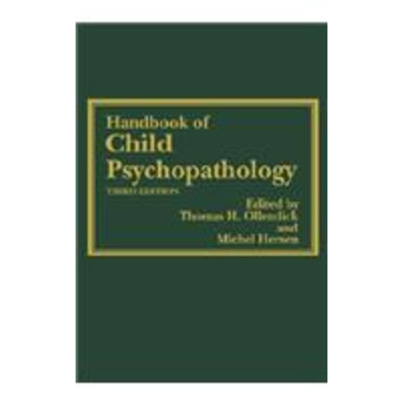handbook of child psychopathology