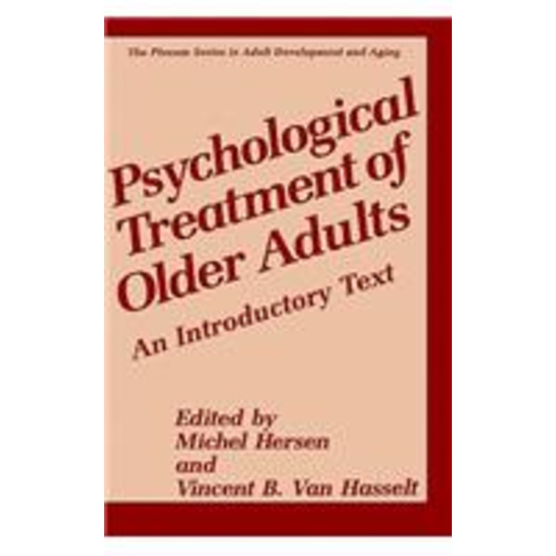 psychological treatment of older adults: an introductory text