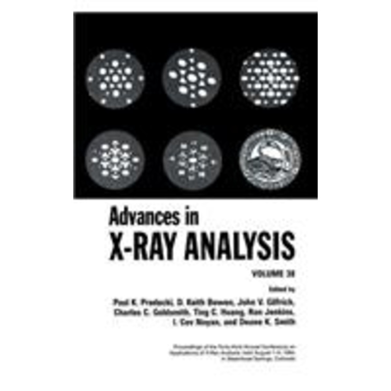 advances in x-ray analysis: volume 38