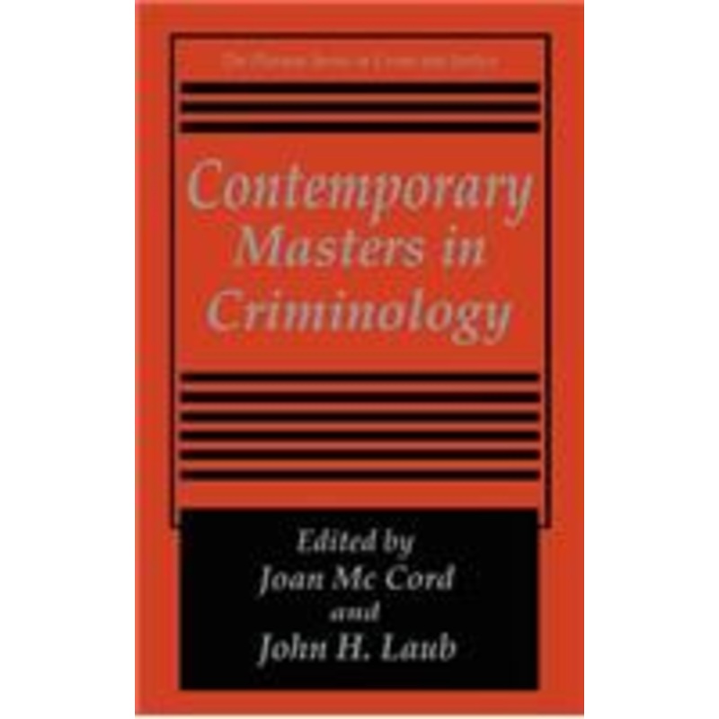 contemporary masters in criminology