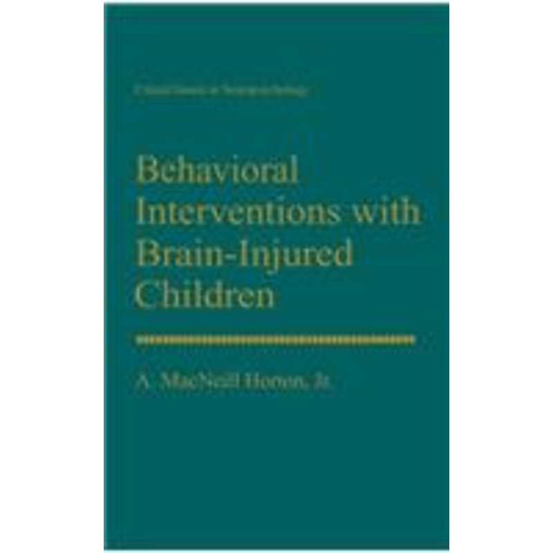 behavioral interventions with brain-injured children