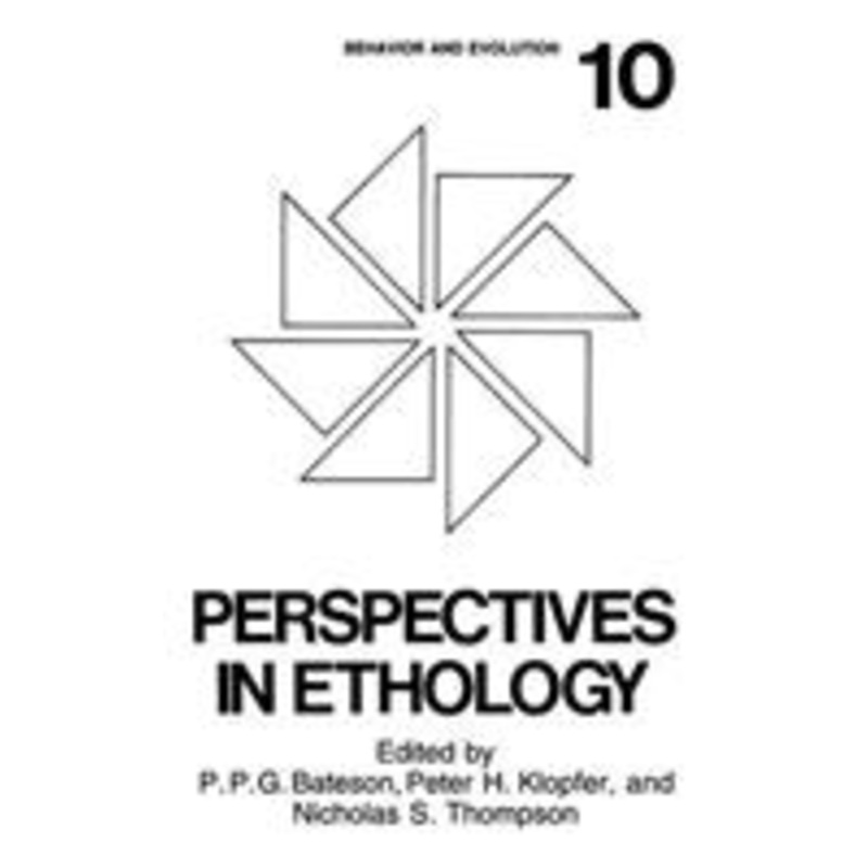 perspectives in ethology: volume 10: behavior and evolution