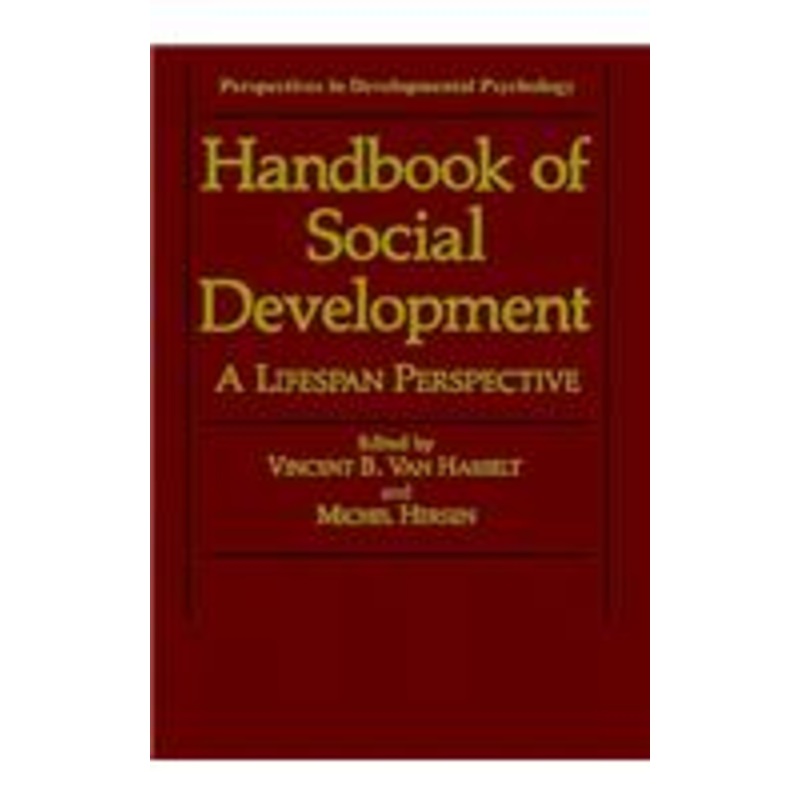 handbook of social development: a lifespan perspective