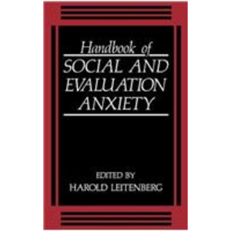 handbook of social and evaluation anxiety