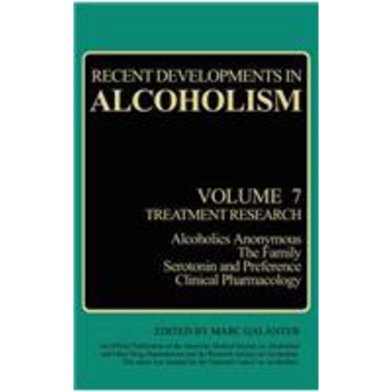 recent developments in alcoholism: treatment research
