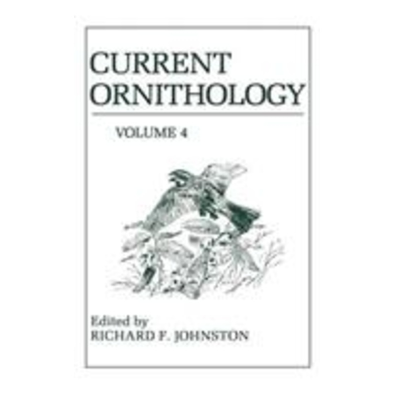 current ornithology, volume 4