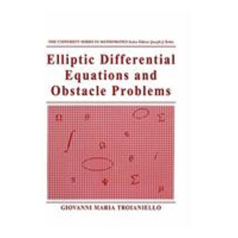 elliptic differential equations and obstacle problems
