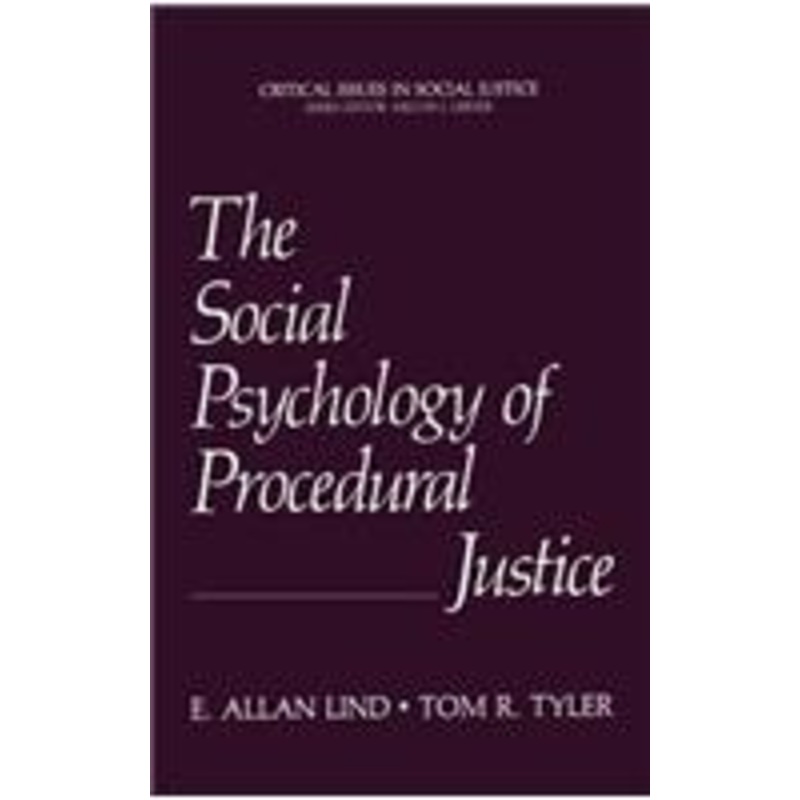 social psychology of procedural justice