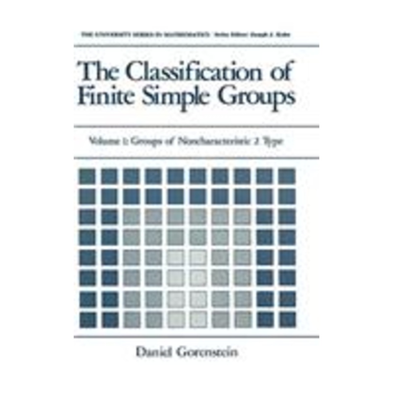 classification of finite simple groups: volume 1: groups of noncharacteristic 2 type
