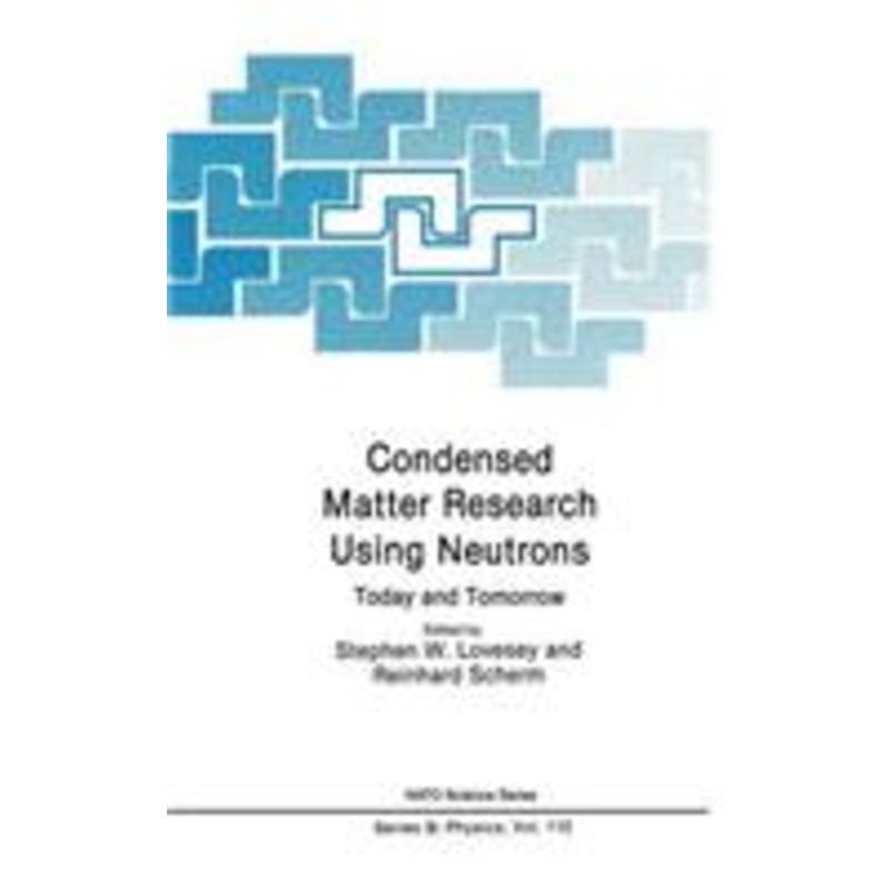 condensed matter research using neutrons: today and tomorrow