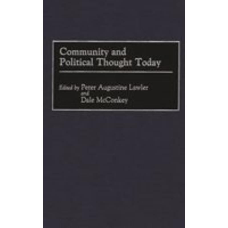community and political thought today