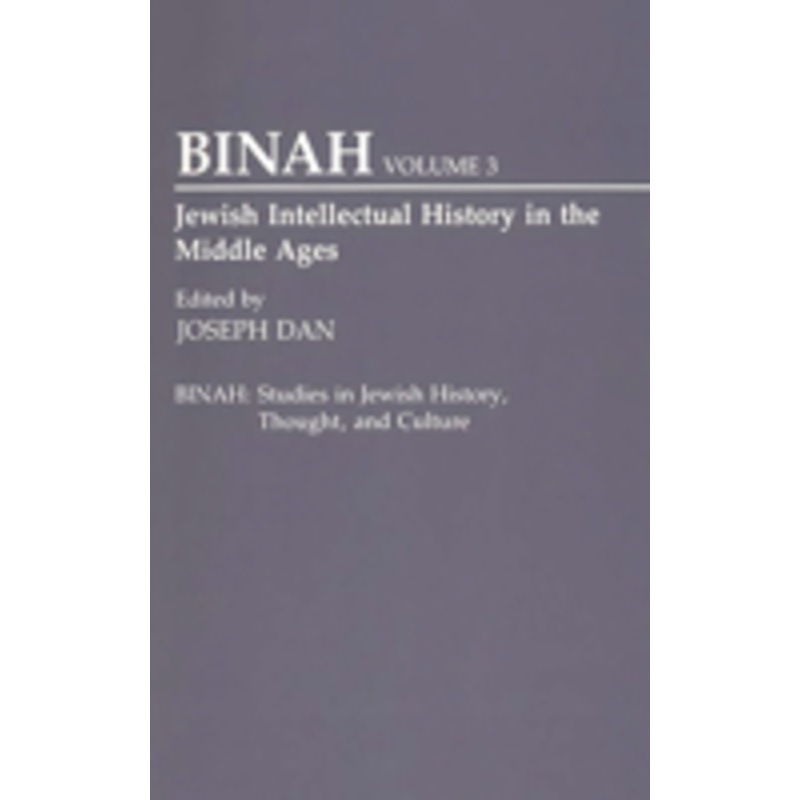 jewish intellectual history in the middle ages