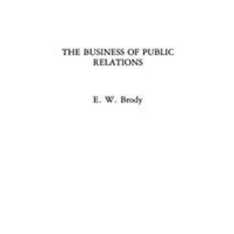 business of public relations