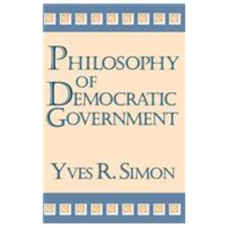 philosophy of democratic government