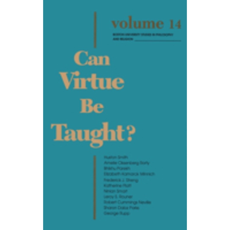 can virtue be taught