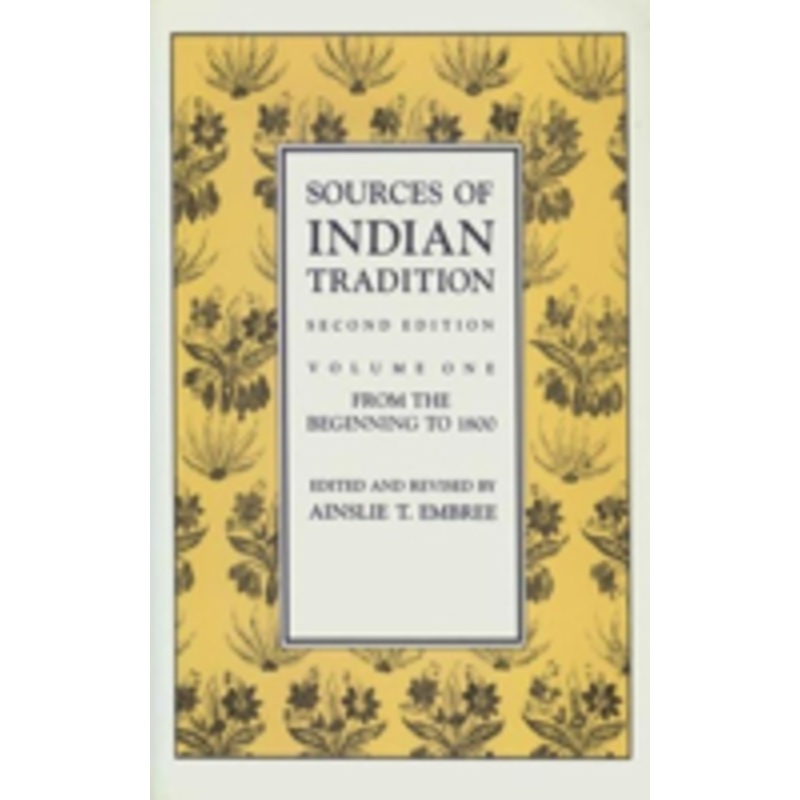 sources of indian tradition: modern india and pakistan
