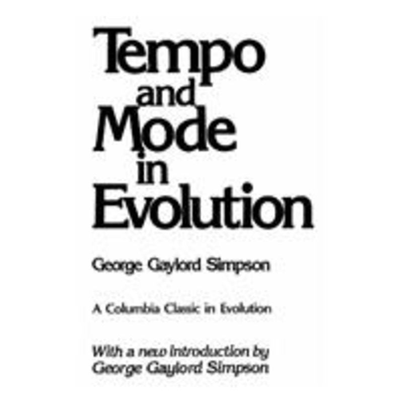 tempo and mode in evolution