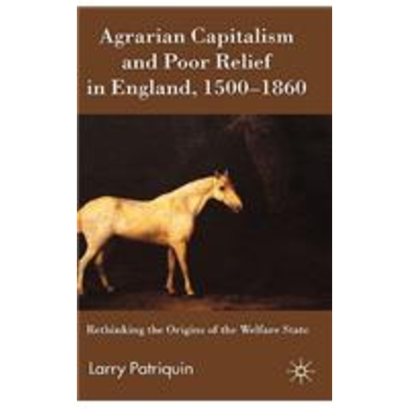 agrarian capitalism and poor relief in england, 1500-1860: rethinking the origins of the welfare state