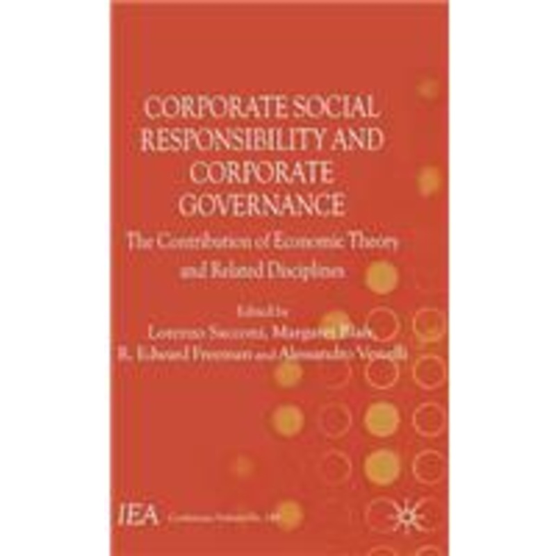 corporate social responsibility and corporate governance: the contribution of economic theory and related disciplines