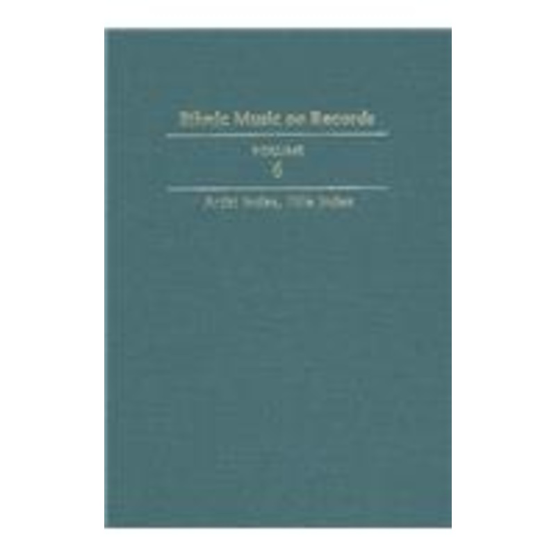 ethnic music on records: a discography of ethnic recordings produced in the united states, 1893-1942. vol. 6: artist index, title index