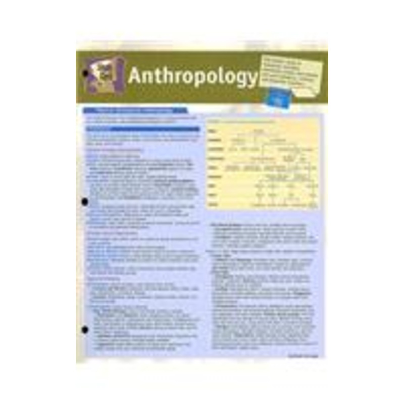 anthropology study card