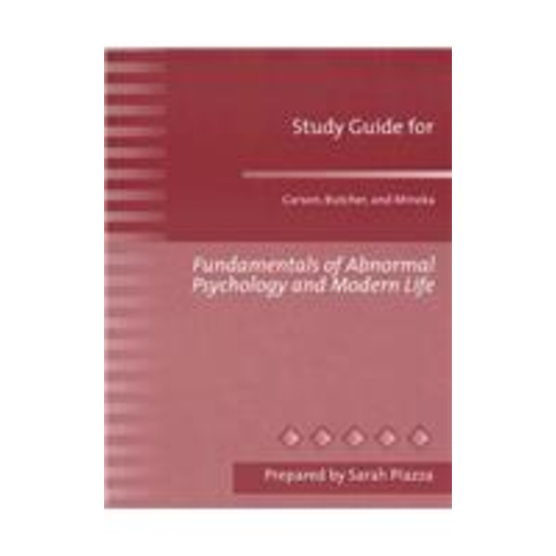 fundamentals of abnormal psychology and modern life