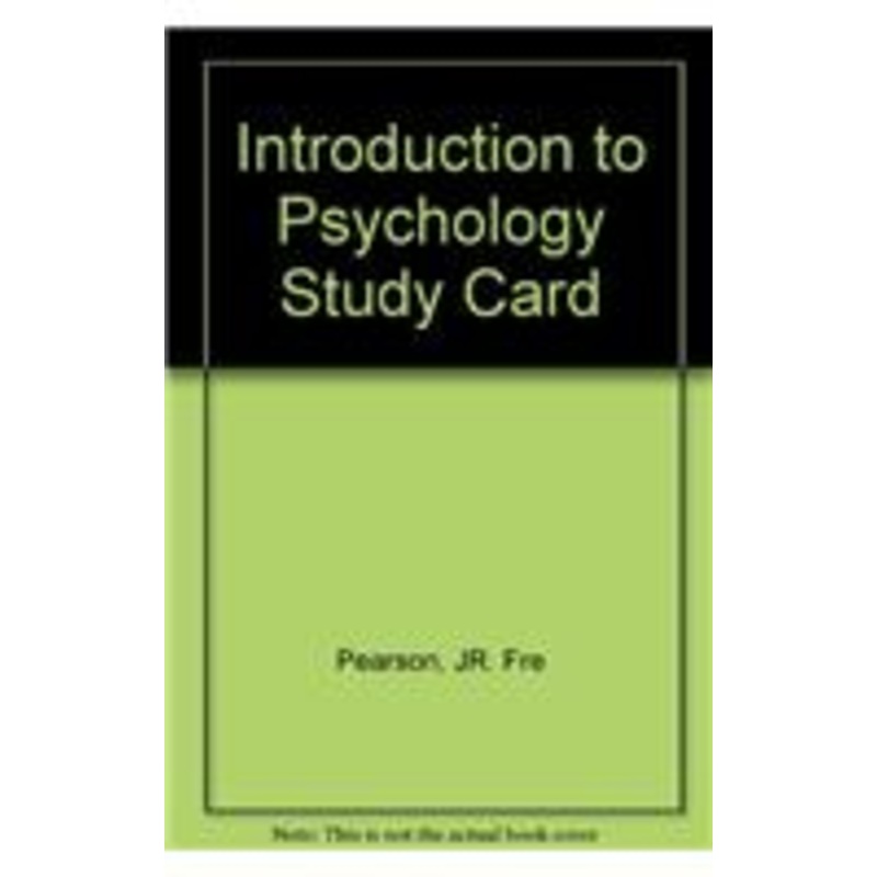 introduction to psychology study card