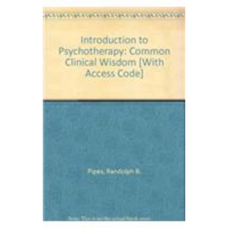 introduction to psychotherapy: common clinical wisdom