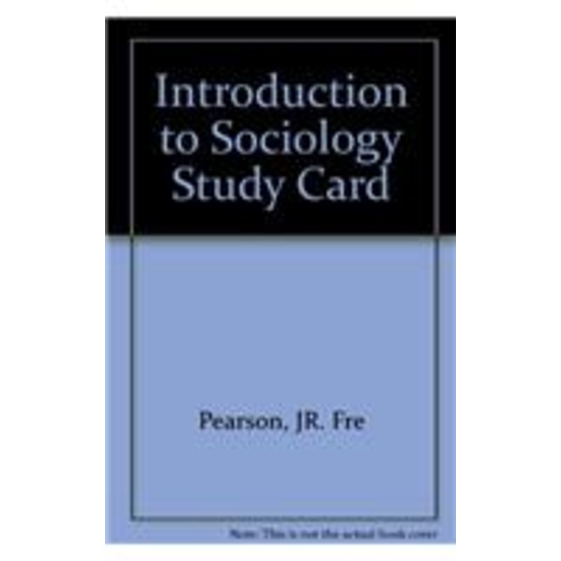 introduction to sociology study card