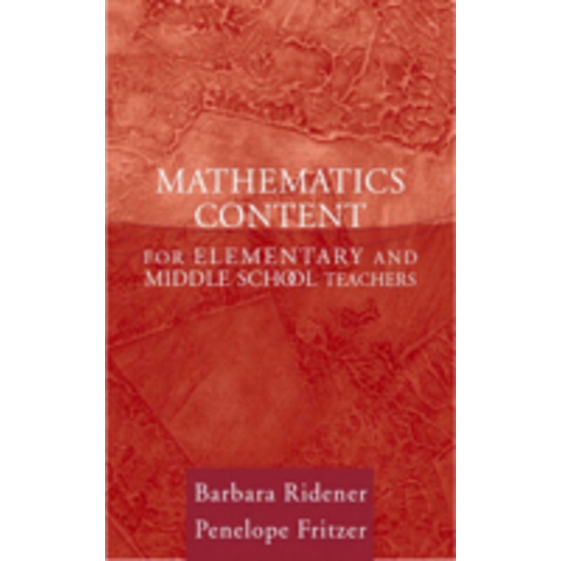 mathematics content for elementary and middle school teachers