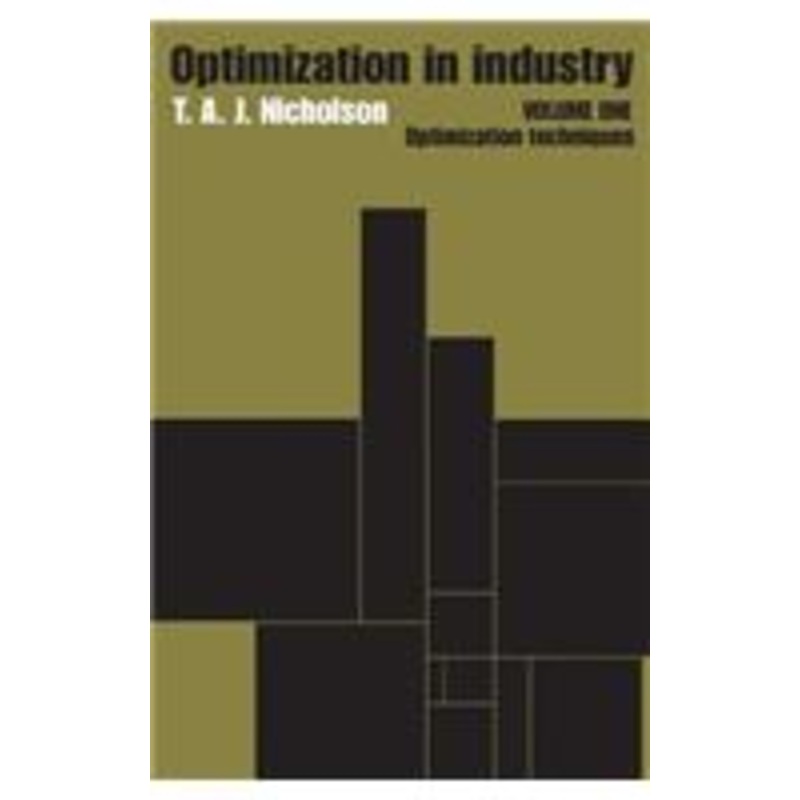 optimization in industry: volume 1, optimization techniques