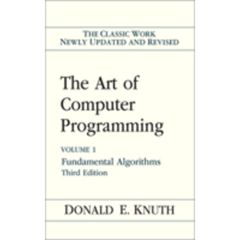 art of computer programming, the: fundamental algorithms, volume 1