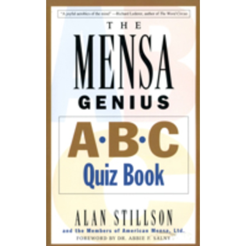 mensa genius a-b-c quiz book
