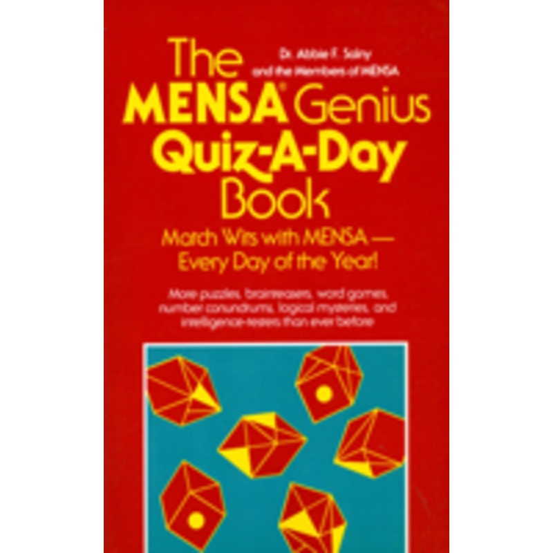 mensa genius quiz-a-day book
