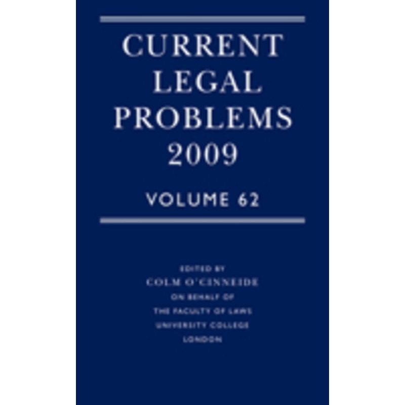 current legal problems, volume 62