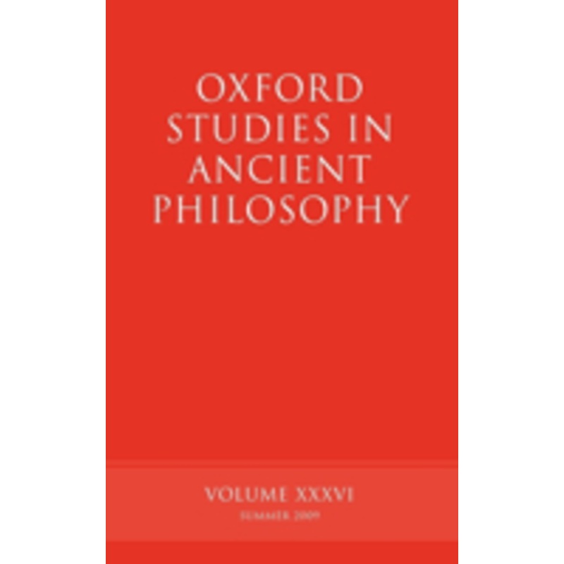oxford studies in ancient philosophy: volume 36