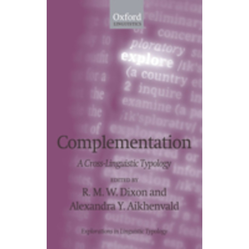 complementation: a cross-linguistic typology