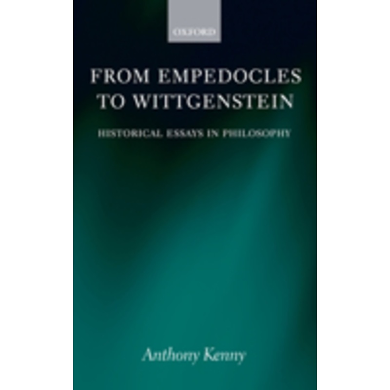 from empedocles to wittgenstein