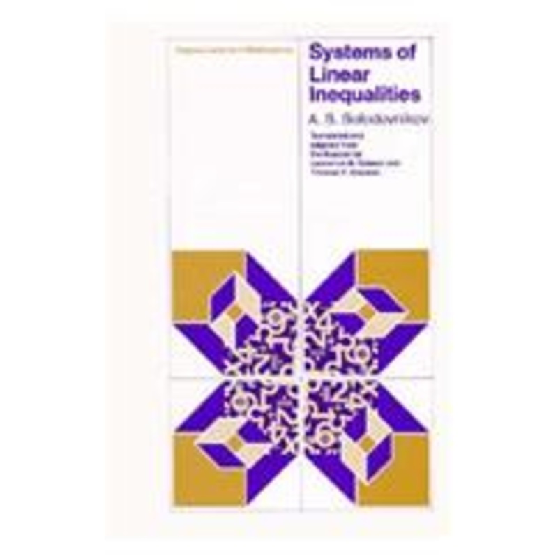 systems of linear inequalities