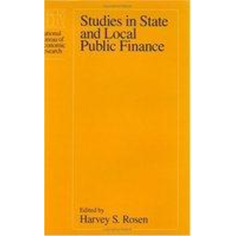 studies in state and local public finance