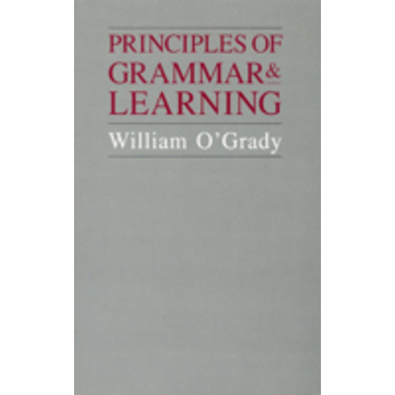 principles of grammar and learning