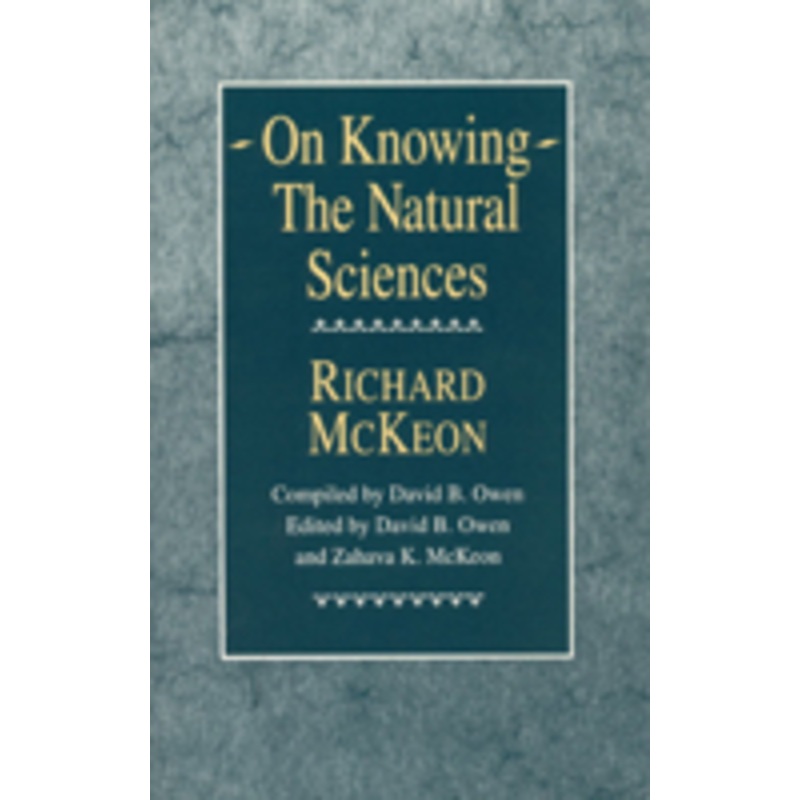 on knowing–the natural sciences