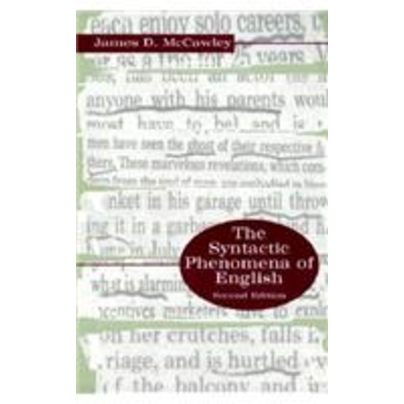the syntactic phenomena of english