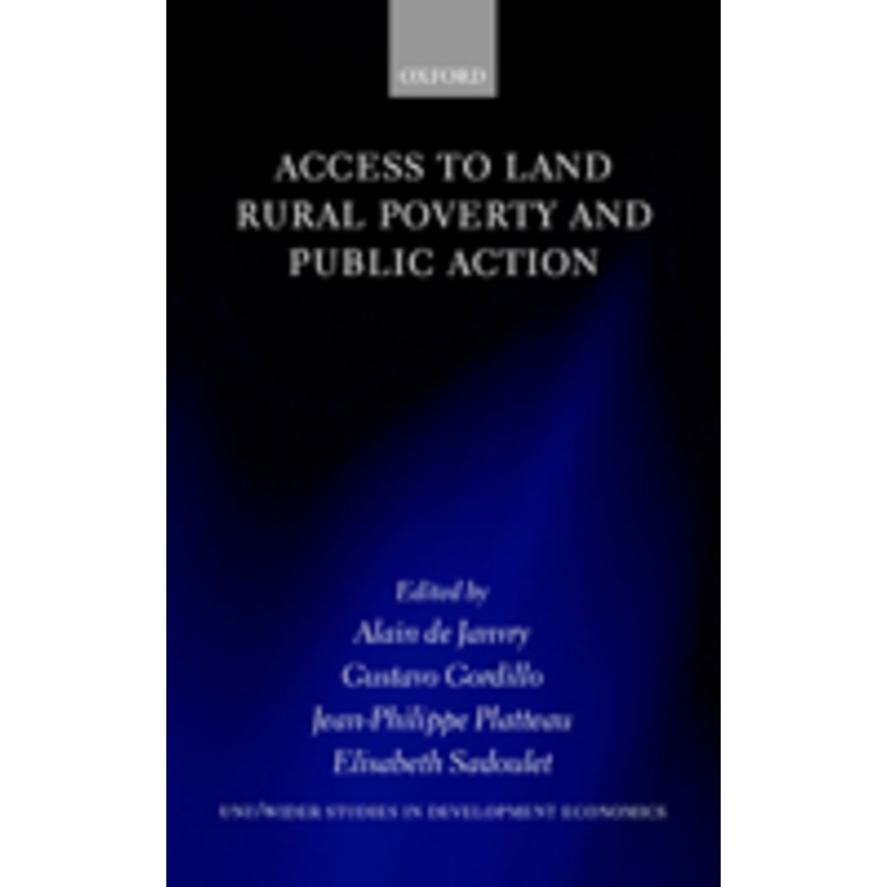access to land, rural poverty, and public action
