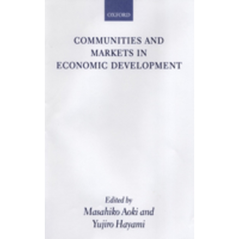 communities and markets in economic development